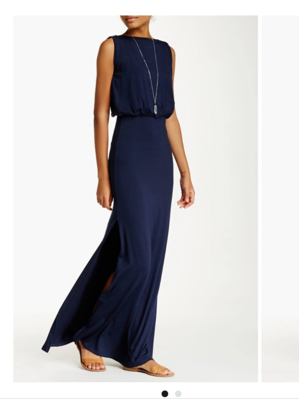 Go Couture  Sleeveless Maxi Dress - Medium